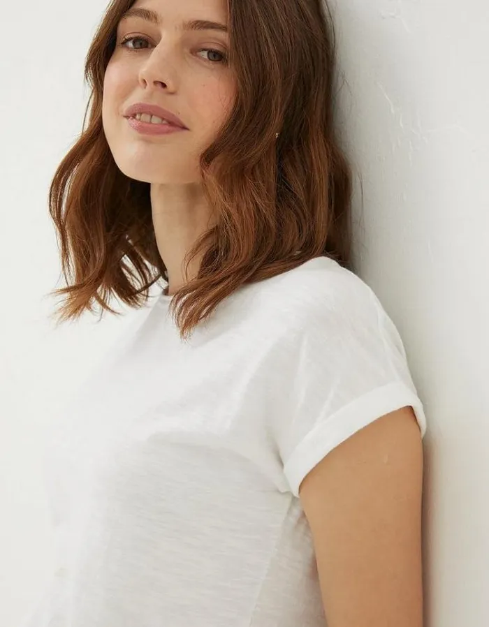 Women FatFace Tops and TShirts Ivy T Shirt White