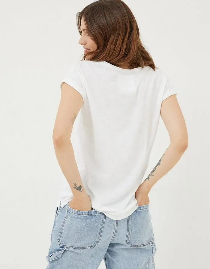 Women FatFace Tops and TShirts Ivy T Shirt White