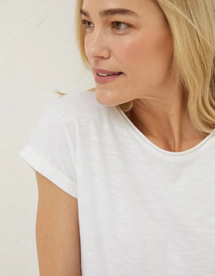 Women FatFace Tops and TShirts Ivy T Shirt White