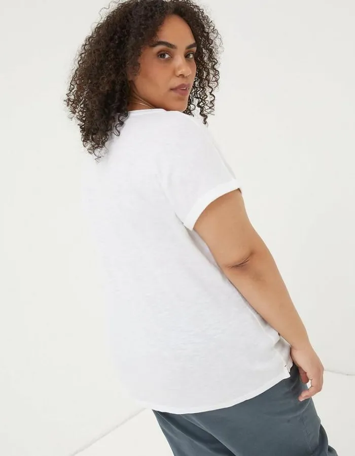 Women FatFace Tops and TShirts Ivy T Shirt White