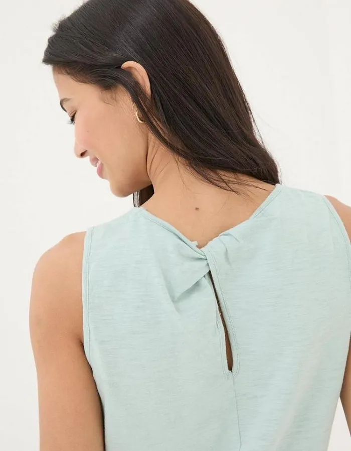 Women FatFace Tops and TShirts Land Vest Mint Green