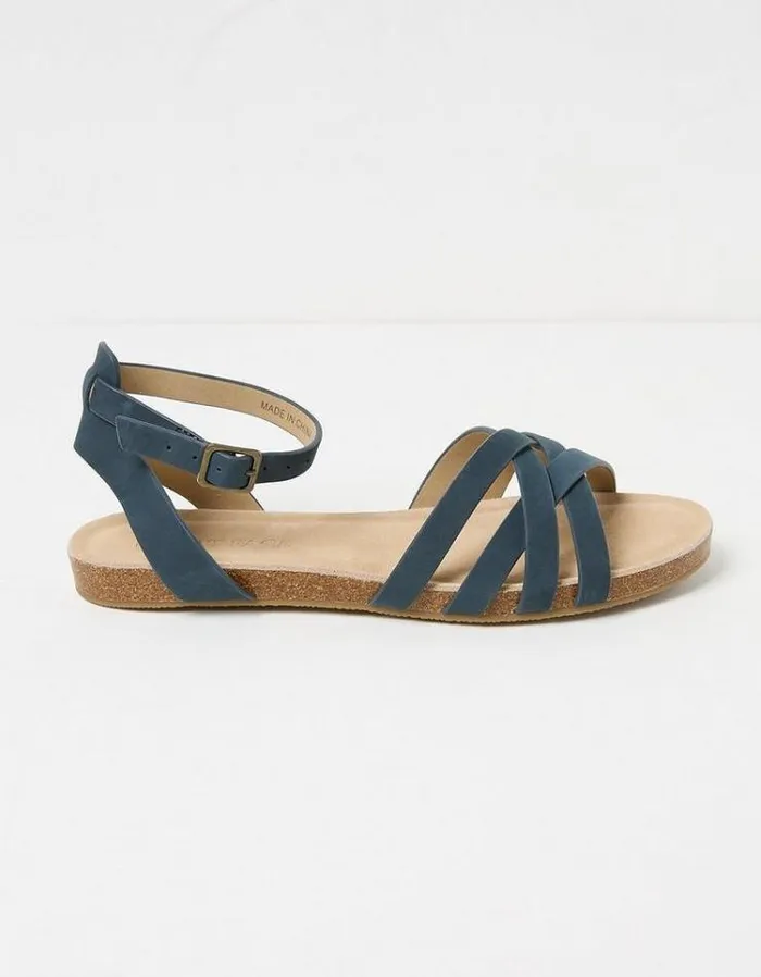 Women FatFace Vacation Shop Beth Sandals Navy