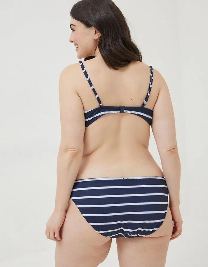 Women FatFace Women039s Sale Breton Bikini Bottoms Navy