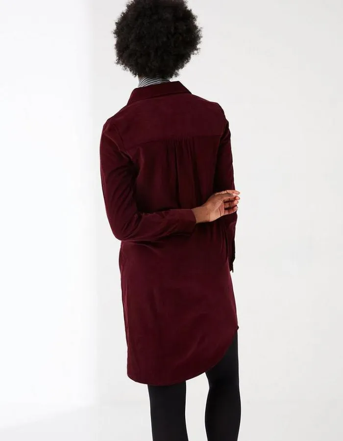 Women FatFace Women039s Sale Chester Cord Shirt Dress Purple