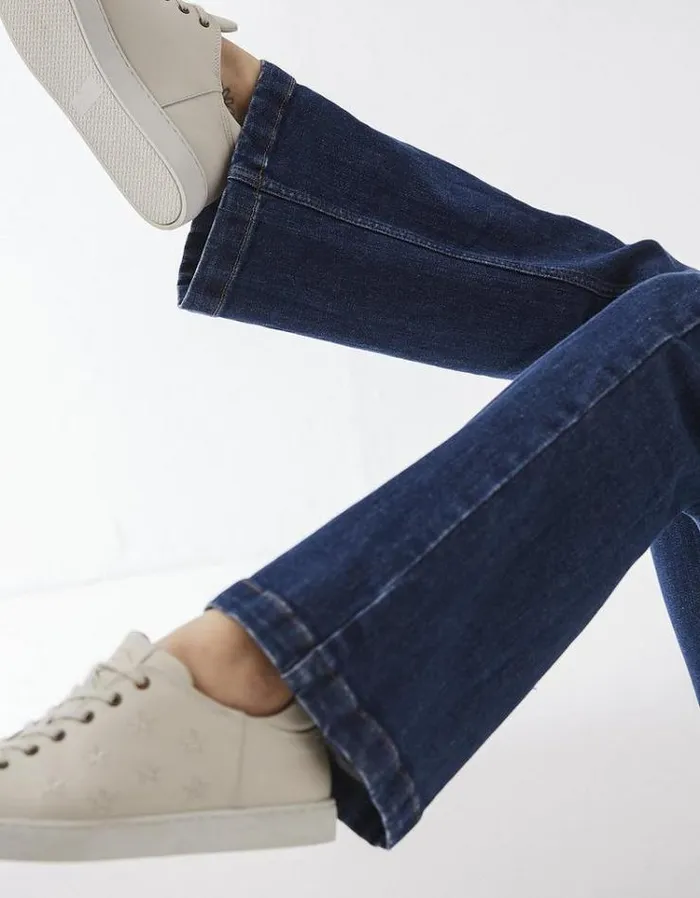 Women FatFace Women039s Sale Fly Flared Jeans Vintage Blue