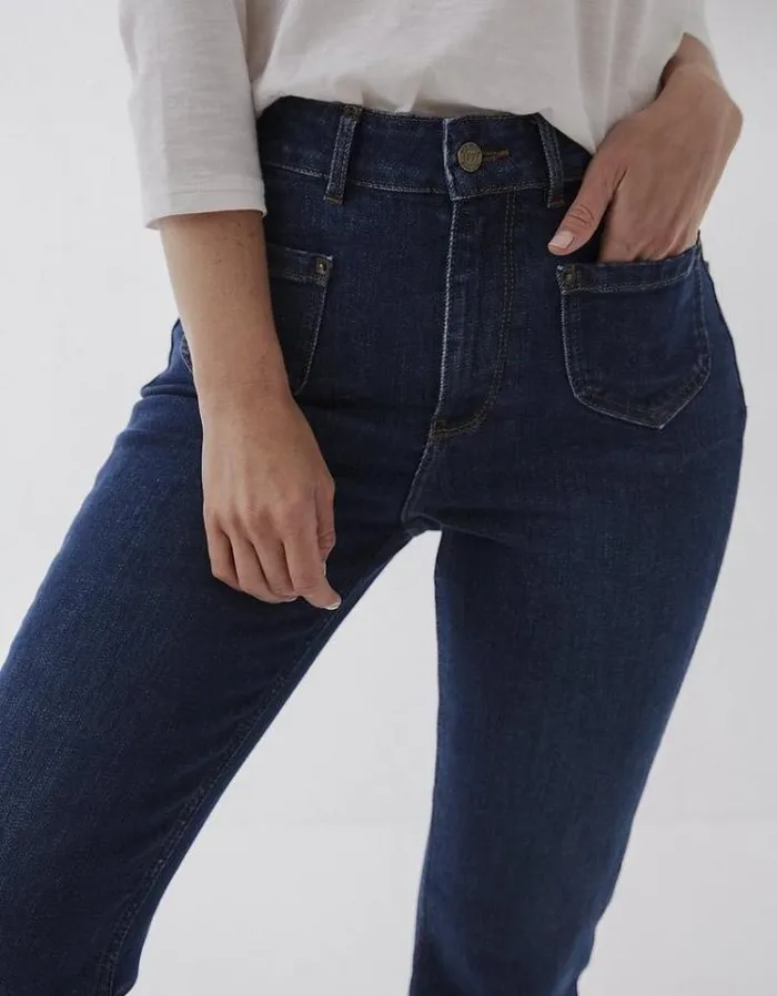 Women FatFace Women039s Sale Fly Flared Jeans Vintage Blue
