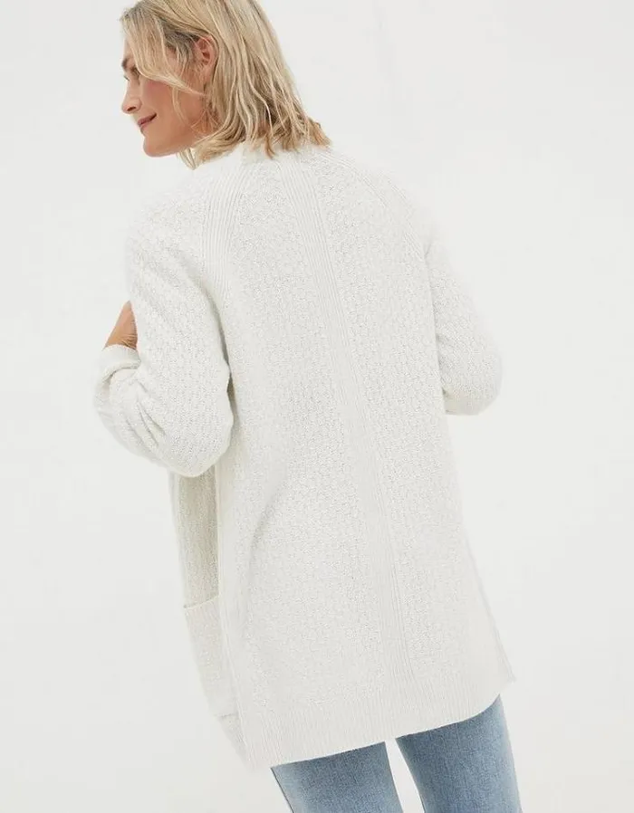 Women FatFace Women039s Sale Hannah Edge To Edge Cardigan Ivory