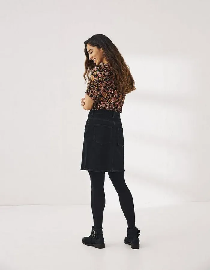 Women FatFace Women039s Sale Hope Denim Skirt Black