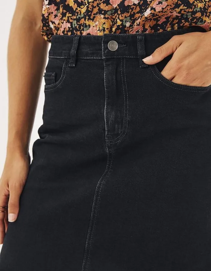 Women FatFace Women039s Sale Hope Denim Skirt Black