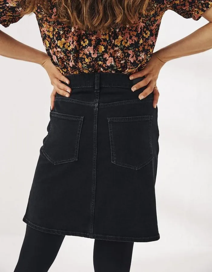 Women FatFace Women039s Sale Hope Denim Skirt Black