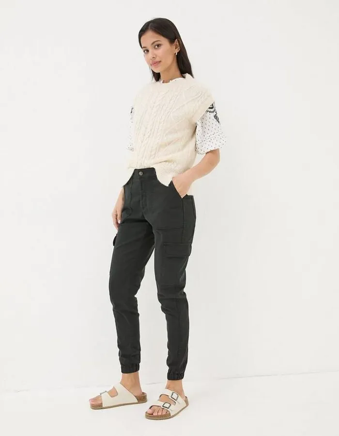 Women FatFace Women039s Sale Hythe Cargo Pants Black