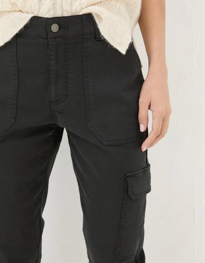 Women FatFace Women039s Sale Hythe Cargo Pants Black