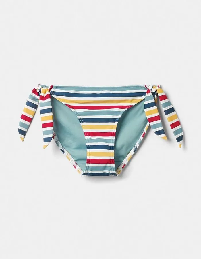 Women FatFace Women039s Sale Multi Stripe Tie Side Bikini Bottoms