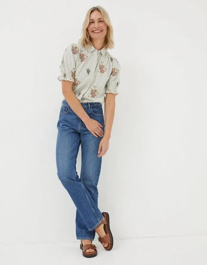 Women FatFace Women039s Sale Sutton Straight Jeans Denim Blue