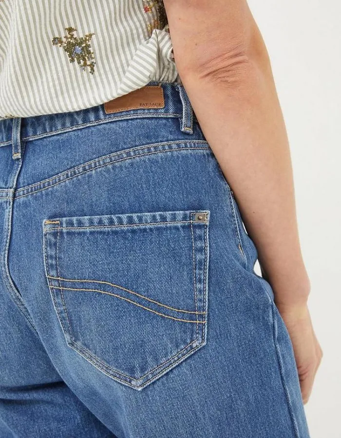 Women FatFace Women039s Sale Sutton Straight Jeans Denim Blue