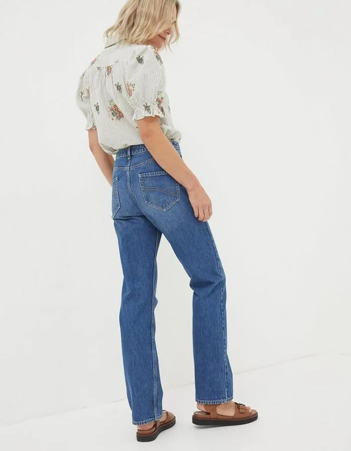 Women FatFace Women039s Sale Sutton Straight Jeans Denim Blue