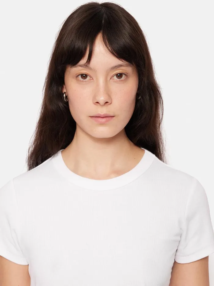 Women Fine Cotton Tee White Jigsaw Suits and Tailoring