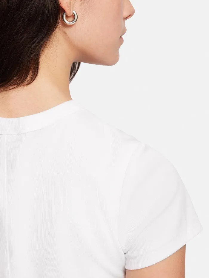 Women Fine Cotton Tee White Jigsaw Suits and Tailoring