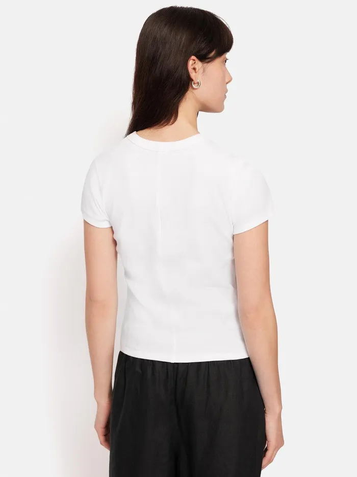 Women Fine Cotton Tee White Jigsaw Suits and Tailoring