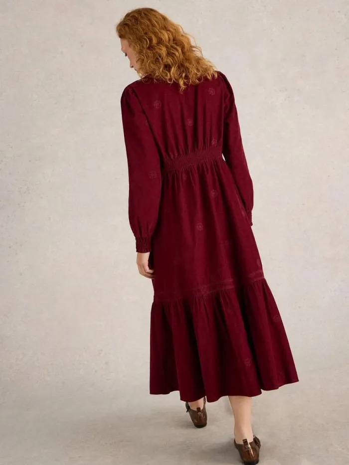 Women Finn Embroidered Cord Dress Dk Plum White Stuff Dresses Women Finn Embroidered Cord Dress Dk Plum White Stuff Dresses