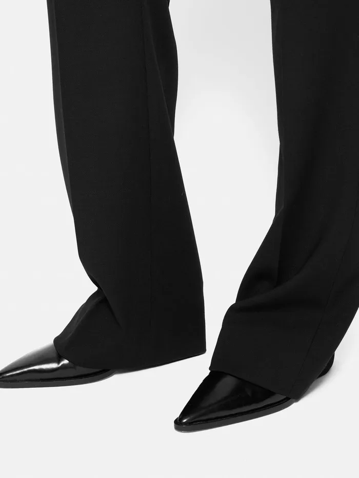 Women Fluid Twill Mason Trouser Black Jigsaw Suits and Tailoring
