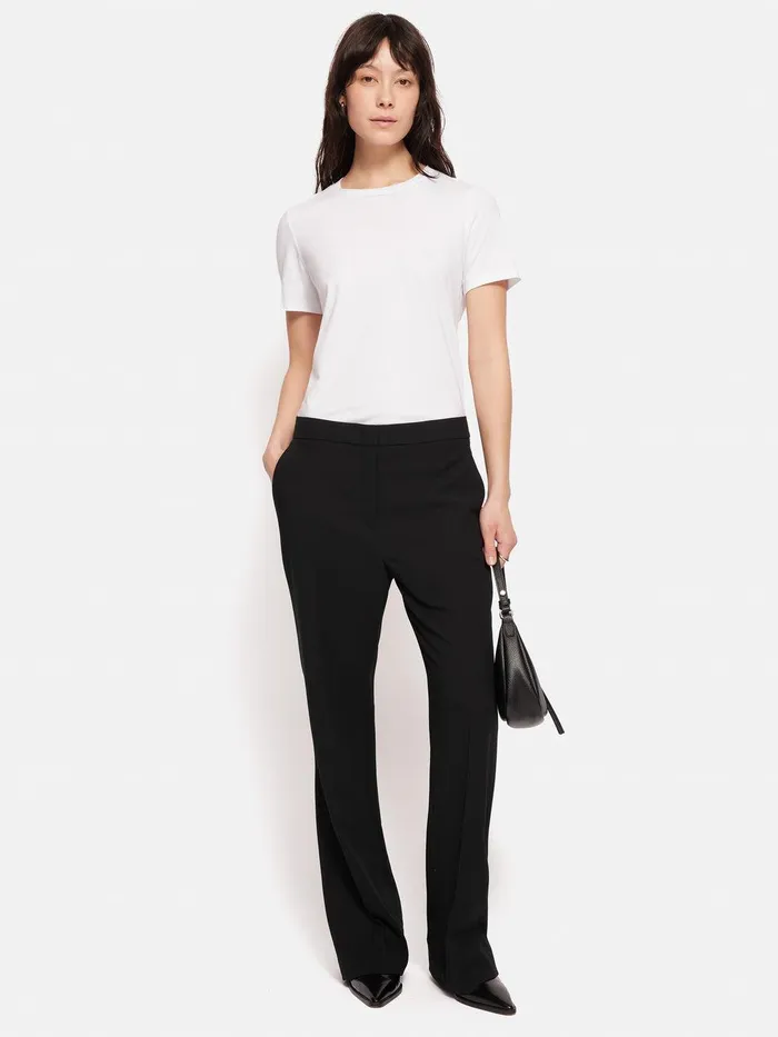 Women Fluid Twill Mason Trouser Black Jigsaw Suits and Tailoring