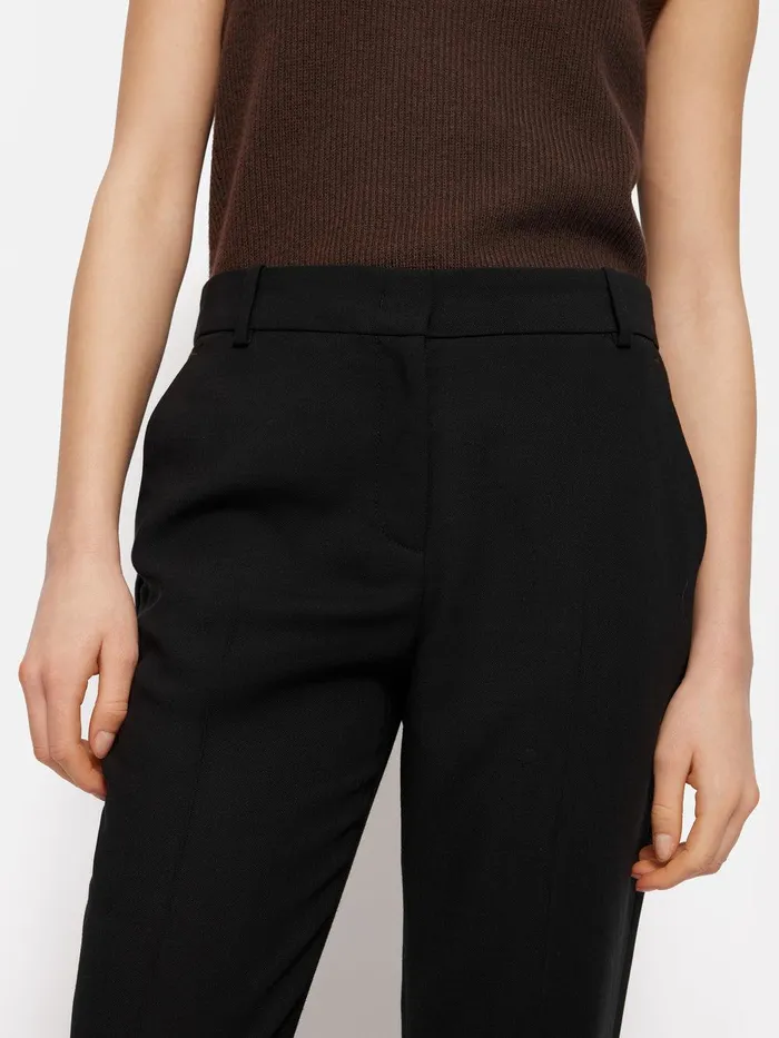 Women Fluid Twill Palmer Trouser Black Jigsaw Suits and Tailoring