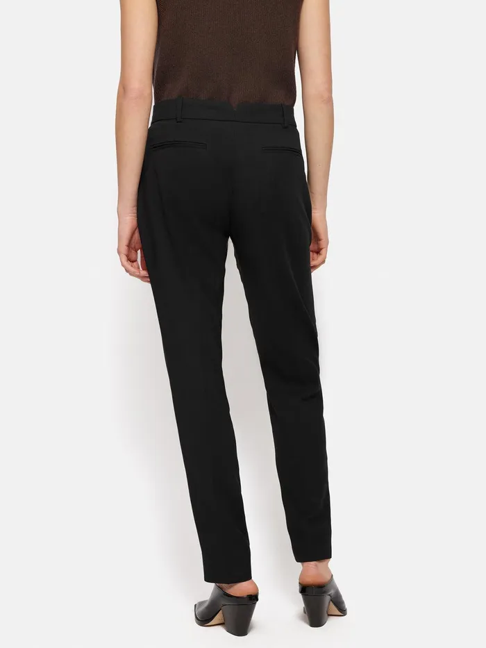 Women Fluid Twill Palmer Trouser Black Jigsaw Suits and Tailoring