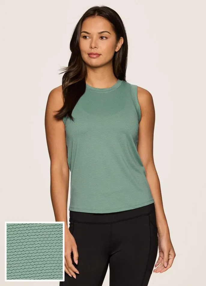 Women Go With It Bubble Tank Sea Green RBX Active Tanks