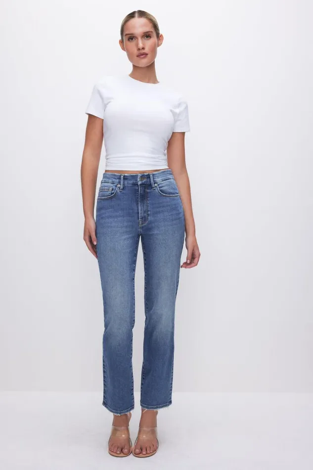 Women GOOD AMERICAN Jeans ALWAYS FITS GOOD LEGS STRAIGHTJEANS Indigo316