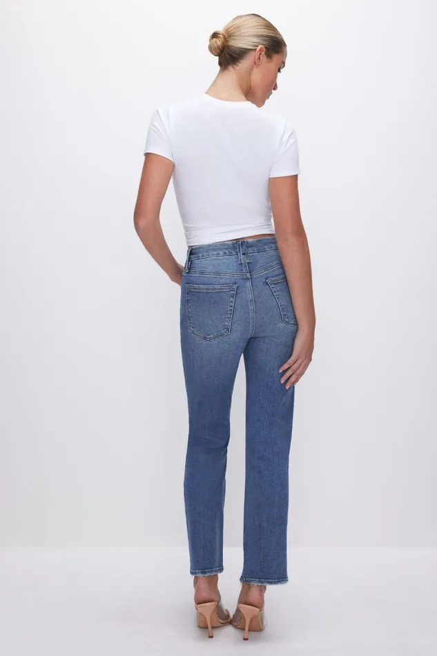 Women GOOD AMERICAN Jeans ALWAYS FITS GOOD LEGS STRAIGHTJEANS Indigo316