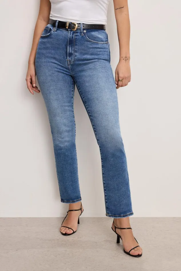 Women GOOD AMERICAN Jeans ALWAYS FITS GOOD LEGS STRAIGHTJEANS Indigo316