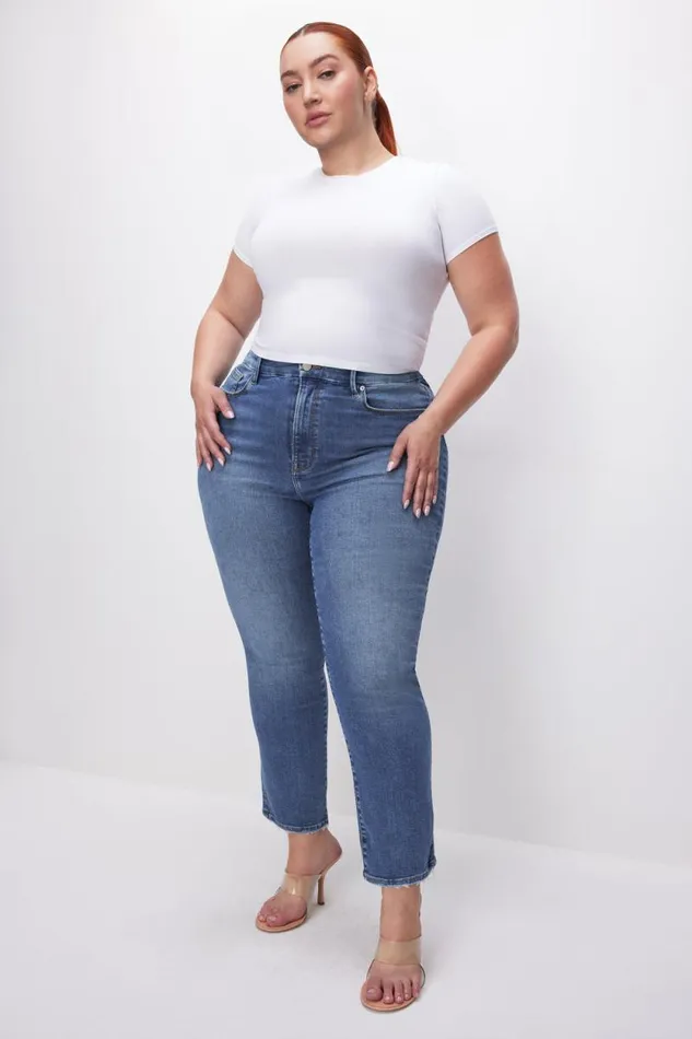 Women GOOD AMERICAN Jeans ALWAYS FITS GOOD LEGS STRAIGHTJEANS Indigo316