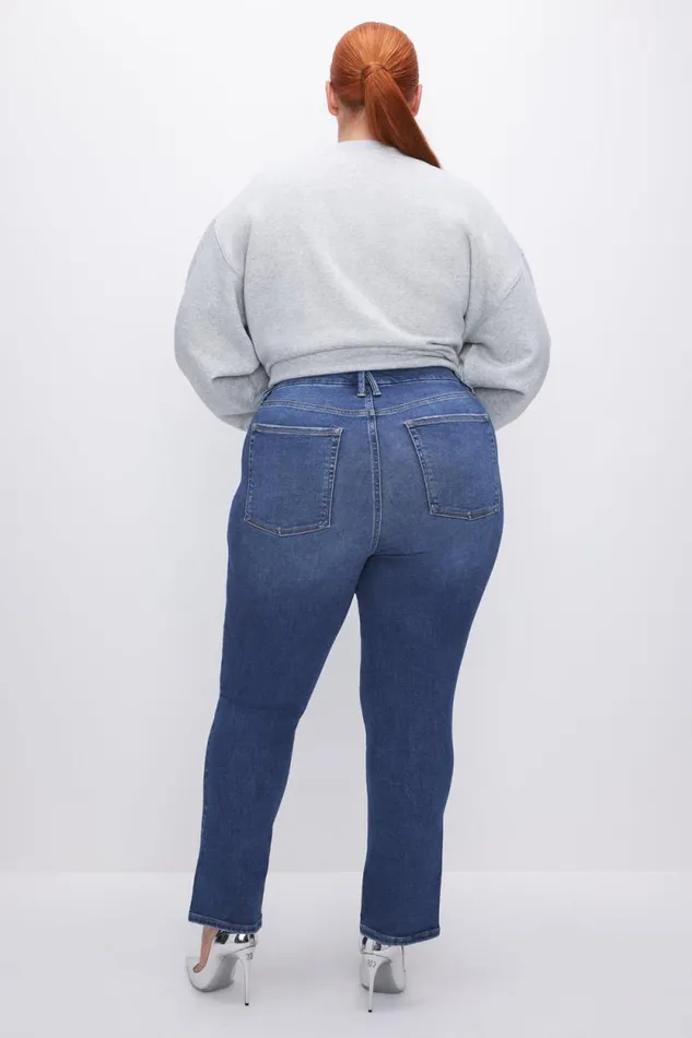 Women GOOD AMERICAN Jeans ALWAYS FITS GOOD LEGS STRAIGHTJEANS Indigo571 Women GOOD AMERICAN Jeans ALWAYS FITS GOOD LEGS STRAIGHTJEANS Indigo571