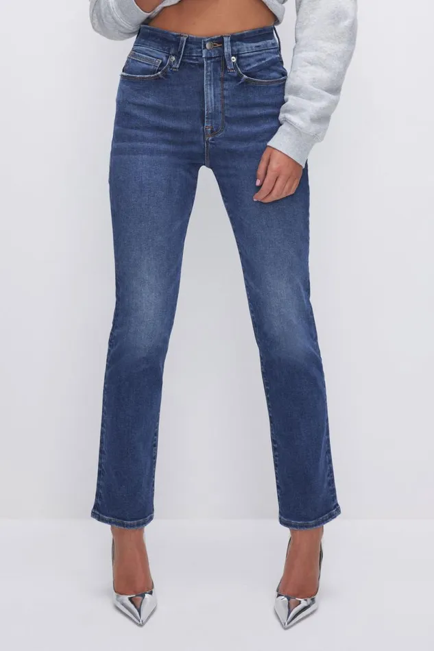 Women GOOD AMERICAN Jeans ALWAYS FITS GOOD LEGS STRAIGHTJEANS Indigo571 Women GOOD AMERICAN Jeans ALWAYS FITS GOOD LEGS STRAIGHTJEANS Indigo571