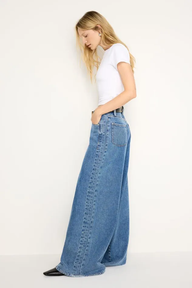 Women GOOD AMERICAN Jeans EXTREME WIDEJEANS Indigo682