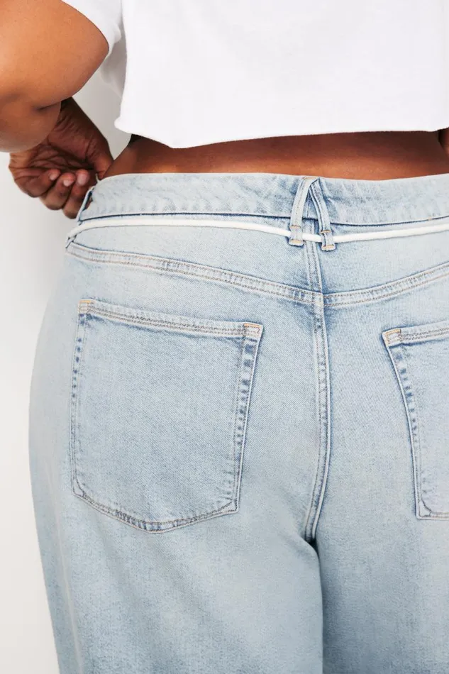 Women GOOD AMERICAN Jeans GOOD 90s LOOSEJEANS Indigo666