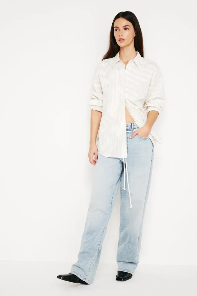 Women GOOD AMERICAN Jeans GOOD 90s LOOSEJEANS Indigo666