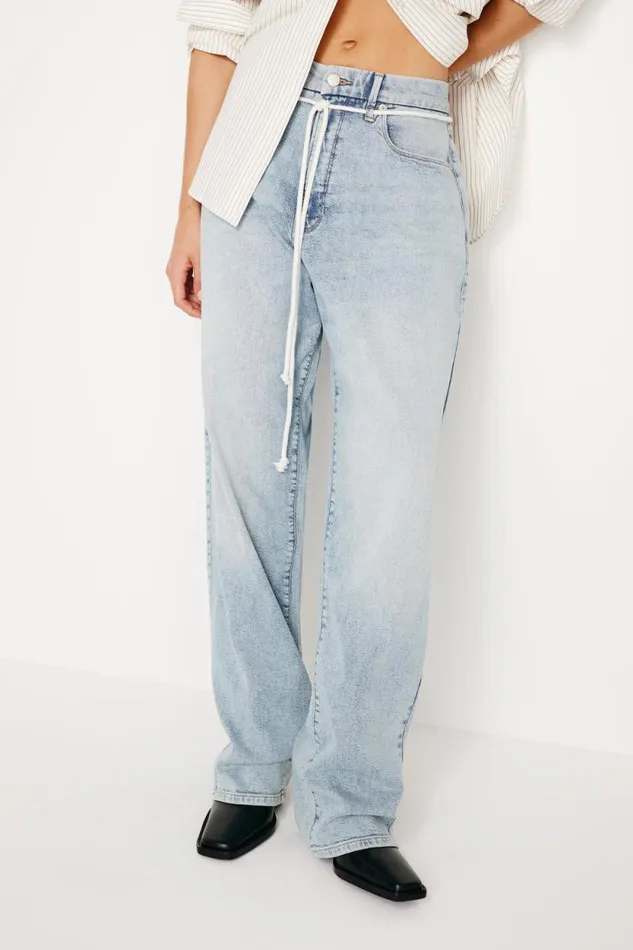 Women GOOD AMERICAN Jeans GOOD 90s LOOSEJEANS Indigo666