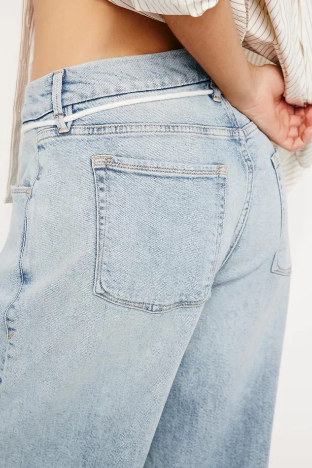 Women GOOD AMERICAN Jeans GOOD 90s LOOSEJEANS Indigo666