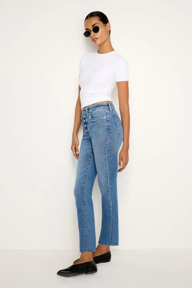 Women GOOD AMERICAN Jeans GOOD CLASSIC SLIM STRAIGHTJEANS Indigo702
