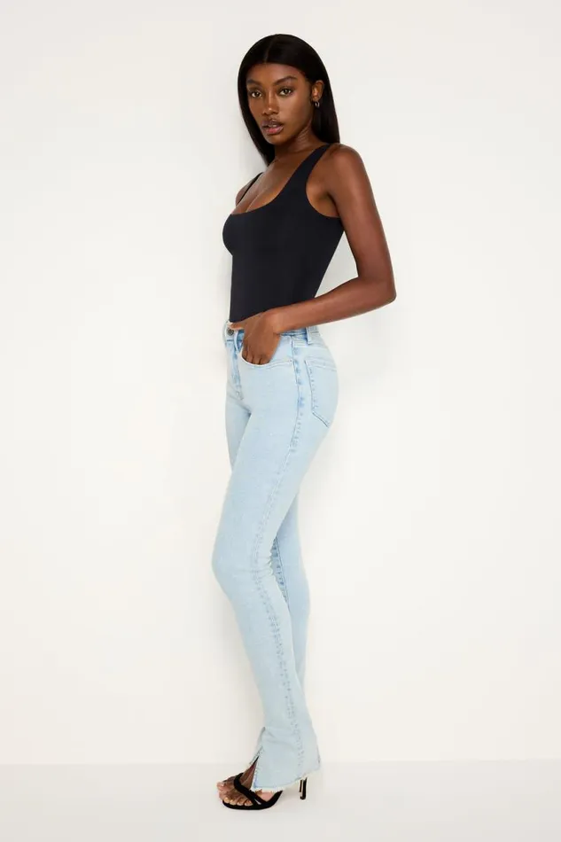 Women GOOD AMERICAN Jeans GOOD LEGS SKINNYJEANS Indigo686