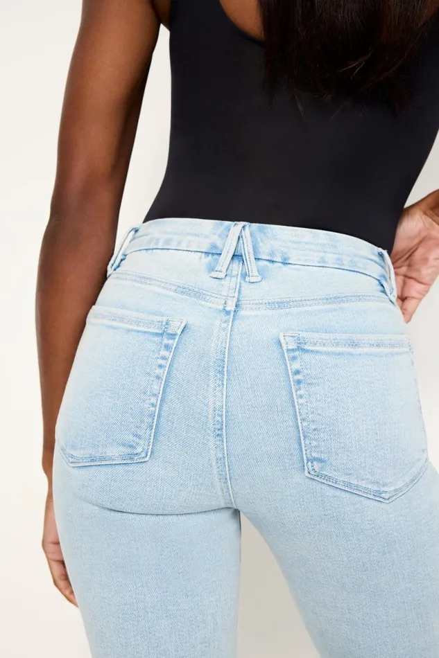 Women GOOD AMERICAN Jeans GOOD LEGS SKINNYJEANS Indigo686