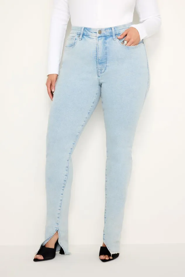 Women GOOD AMERICAN Jeans GOOD LEGS SKINNYJEANS Indigo686