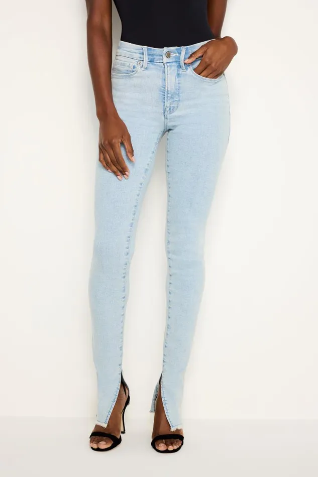 Women GOOD AMERICAN Jeans GOOD LEGS SKINNYJEANS Indigo686