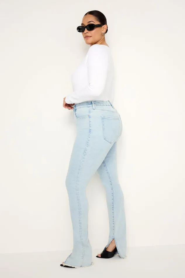 Women GOOD AMERICAN Jeans GOOD LEGS SKINNYJEANS Indigo686