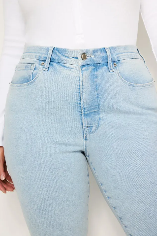 Women GOOD AMERICAN Jeans GOOD LEGS SKINNYJEANS Indigo686
