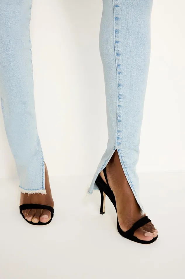 Women GOOD AMERICAN Jeans GOOD LEGS SKINNYJEANS Indigo686