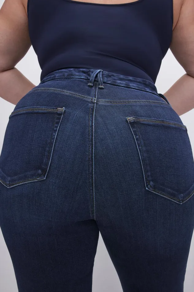 Women GOOD AMERICAN Jeans SOFTTECH GOOD CLASSIC BOOTCUTJEANS Indigo572