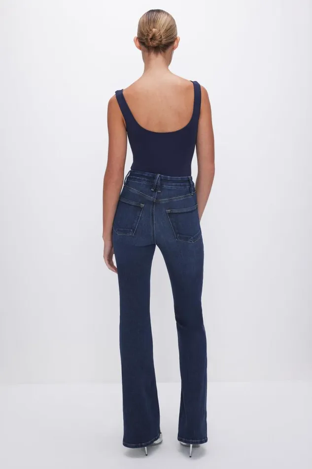 Women GOOD AMERICAN Jeans SOFTTECH GOOD CLASSIC BOOTCUTJEANS Indigo572